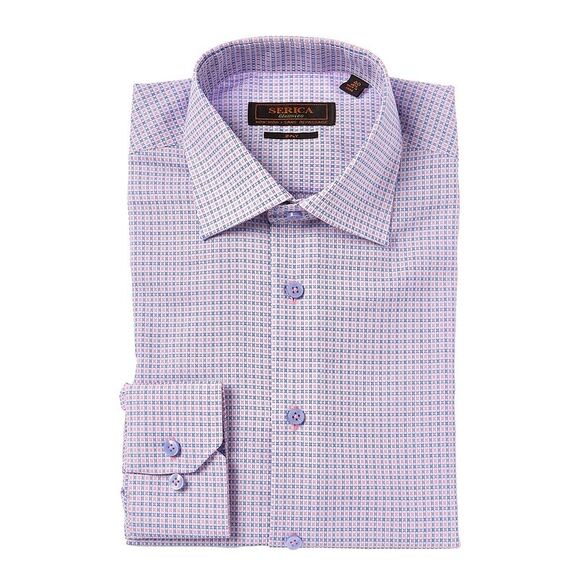 Serica Classics Semi Tapered Non-Iron 2 Ply Cotton Dress Shirt - C-325 01 main image 0